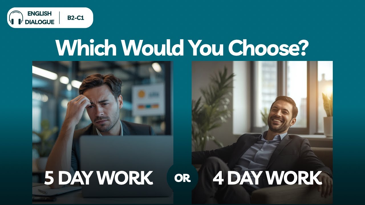 Would You Prefer a 4-Day Work Week? | English Listening Practice (B2-C1)