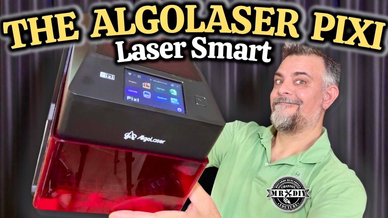 L' incisore laser smart più evoluto e tecnologico. Algolaser pixi per incidere e tagliare. 3W 5W 10W