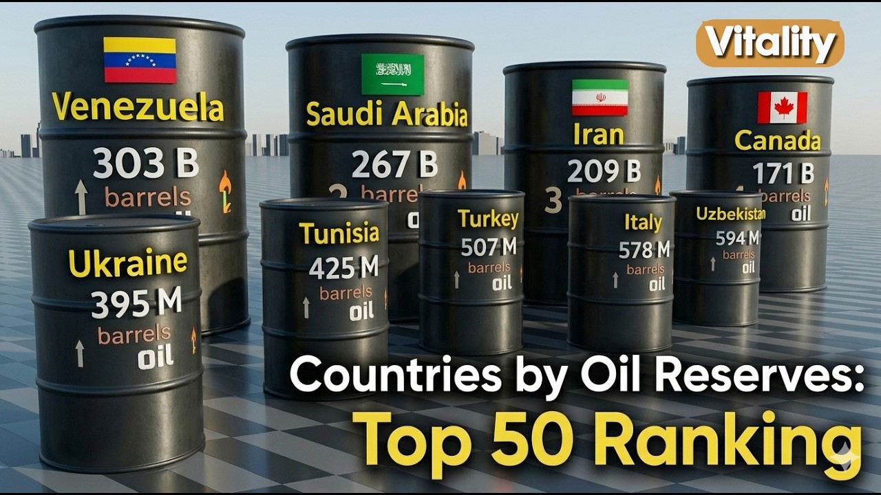 Countries by Oil Reserves: Top 50 Ranking