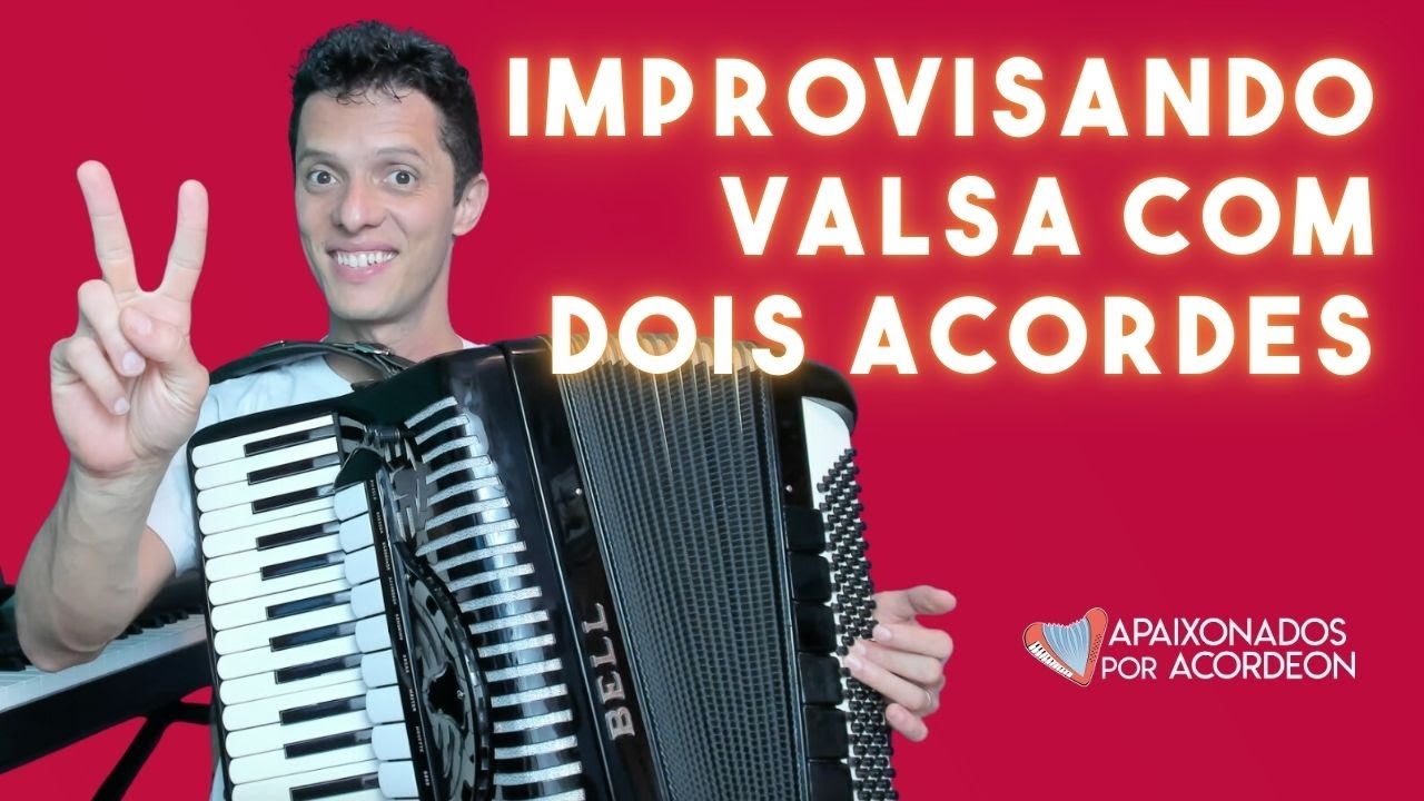 Improviso em valsa com dois acordes | #auladeacordeon #auladesanfona