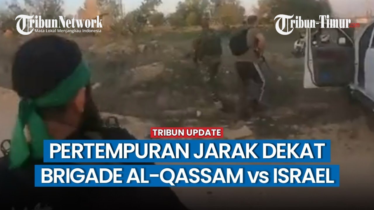 Menegangkan! Brigade Al-Qassam Rilis Video Pertempuran Jarak Dekat Lawan Tentara Israel