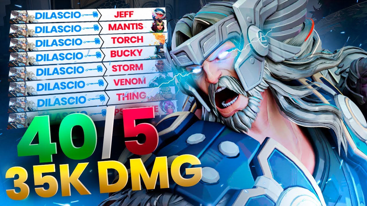 ACABEI COM O JOGO DE THOR COM 35K DE DANO | Marvel Rivals