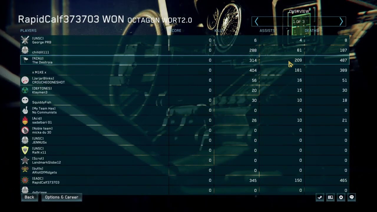 Halo MCC Halo 3 Multiplayer: Part 2: Infection Games and The Octagon with snipers! A short note!