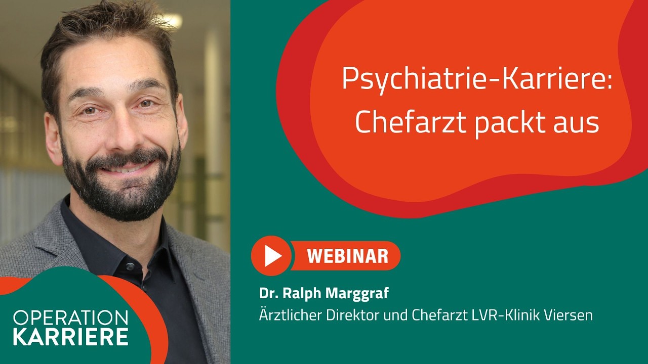 Karriere in der Psychiatrie: Chefarzt packt aus