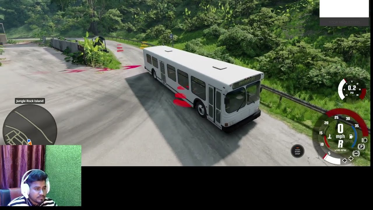 Bus Driving on Jungle Rock Island  Realistic Bus Simulator The Ps5 Gamerz