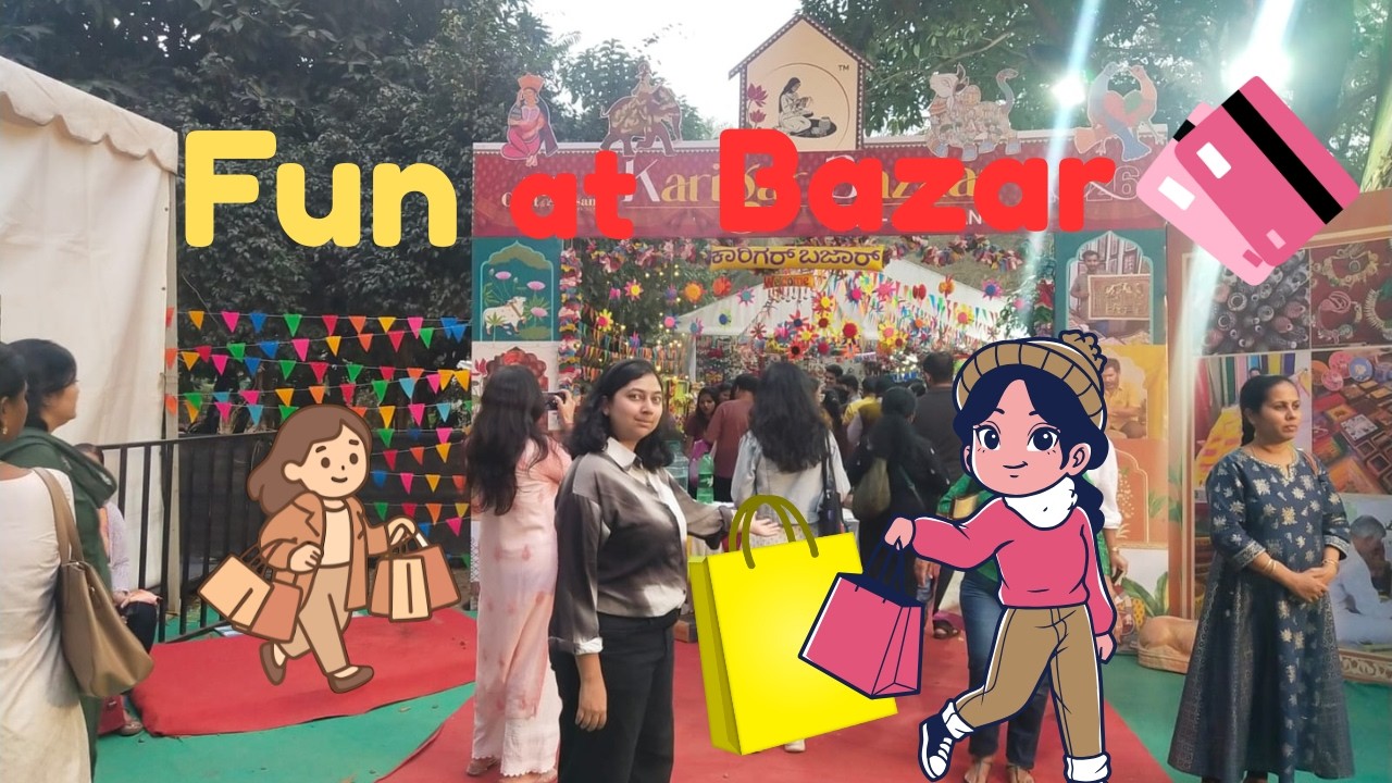 Karigar bazar vlog | Exhibition | Family outing