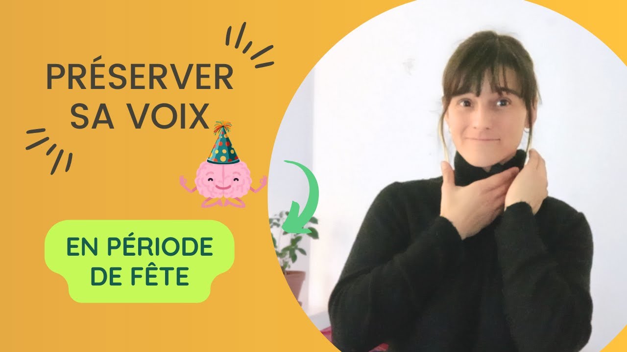 Prendre soin de sa voix pendant les fêtes !