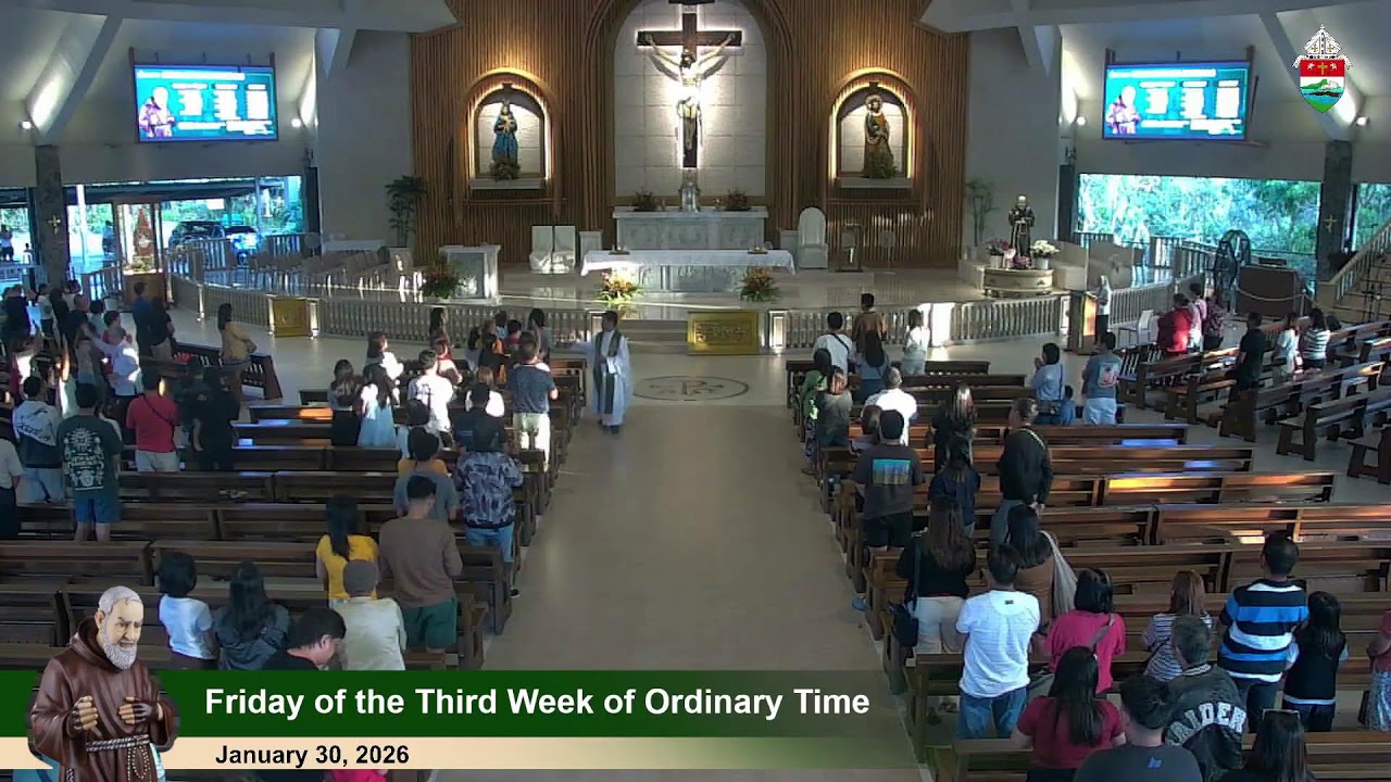 Jan 30, 2026 | 5 p.m.- Friday of the Third Week of Ordinary Time
