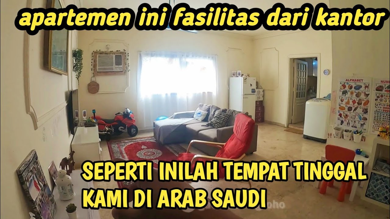 HOME TOUR TEMPAT TINGGAL KAMI DI JEDDAH || APARTEMEN ARAB SAUDI