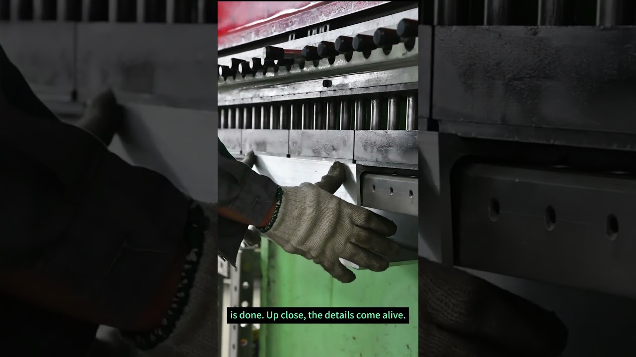 How the fabrication of aluminium #formwork  #punching  is done.