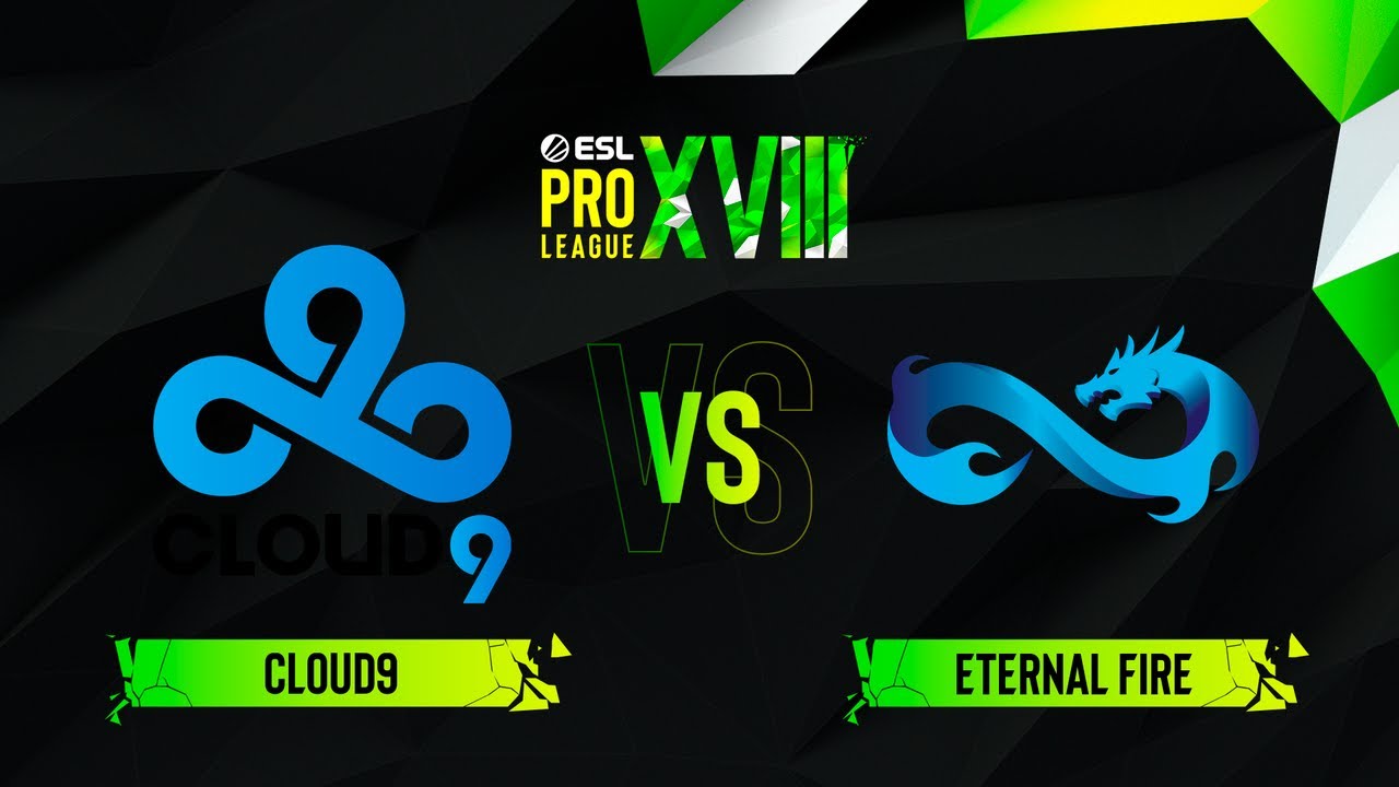 Cloud9 vs. Eternal Fire - Map 1 [Vertigo] - ESL Pro League Season 18 - Group D