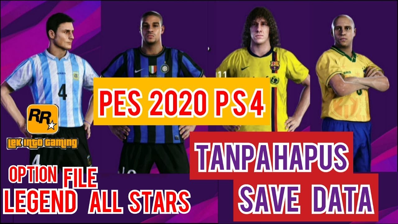 OPTION FILE LEGEND/CLASSIC PES2020 PS4