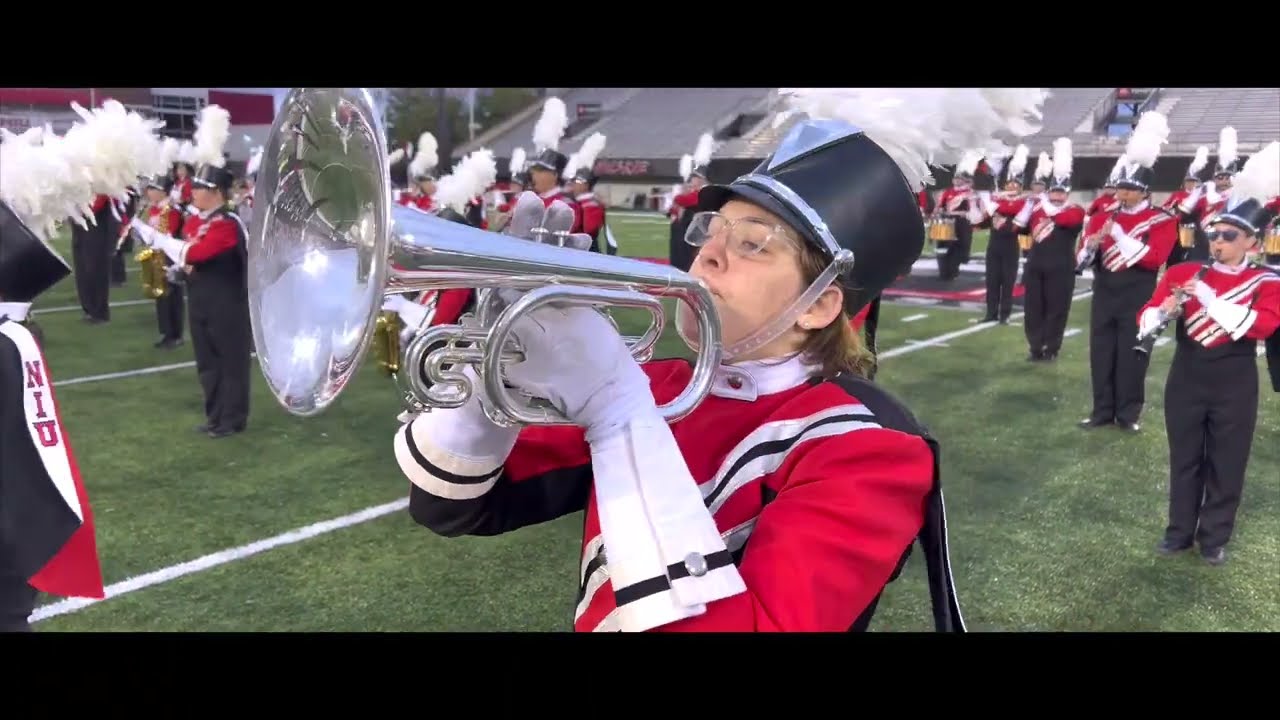 NIU Huskie Marching Band 2024 Halftime