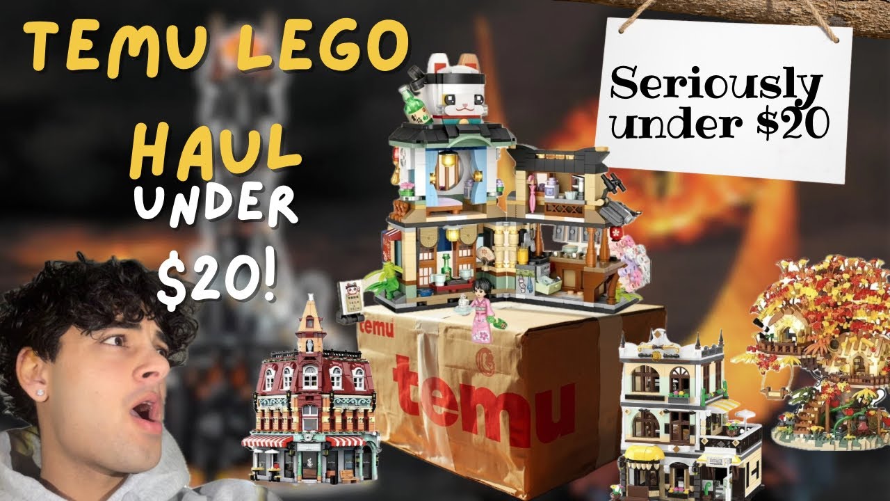 Cheap Temu Lego sets? Unboxing & Building ALL | CHEAPER AND BETTER THAN LEGOS!!!!!