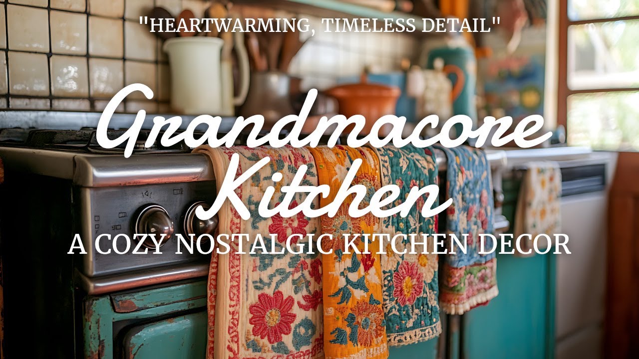 🏡🌷 Charming Grandmacore Kitchen Decor Ideas : Create a Cozy, Nostalgic Space!