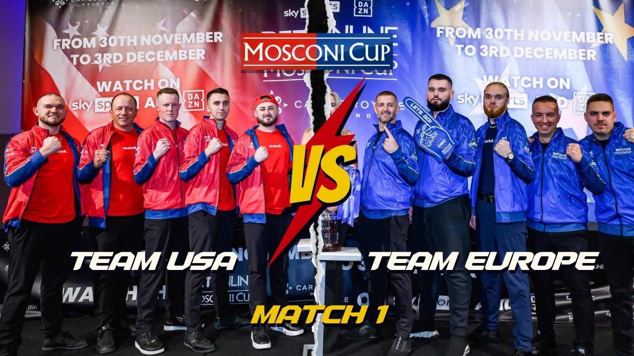 Team USA vs Team Europe | Match 1 | 2024 Mosconi Cup 