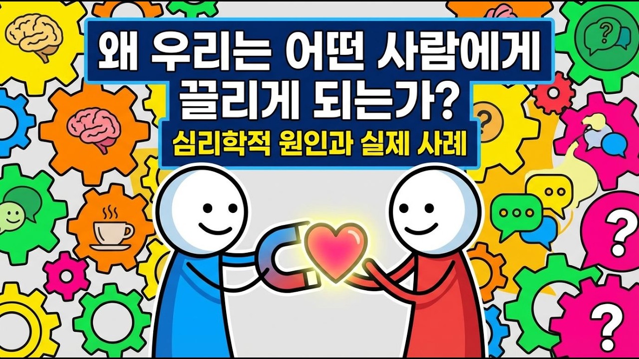 왜 우리는 어떤 사람에게 끌리게 되는가? 심리학적 원인과 실제 사례.