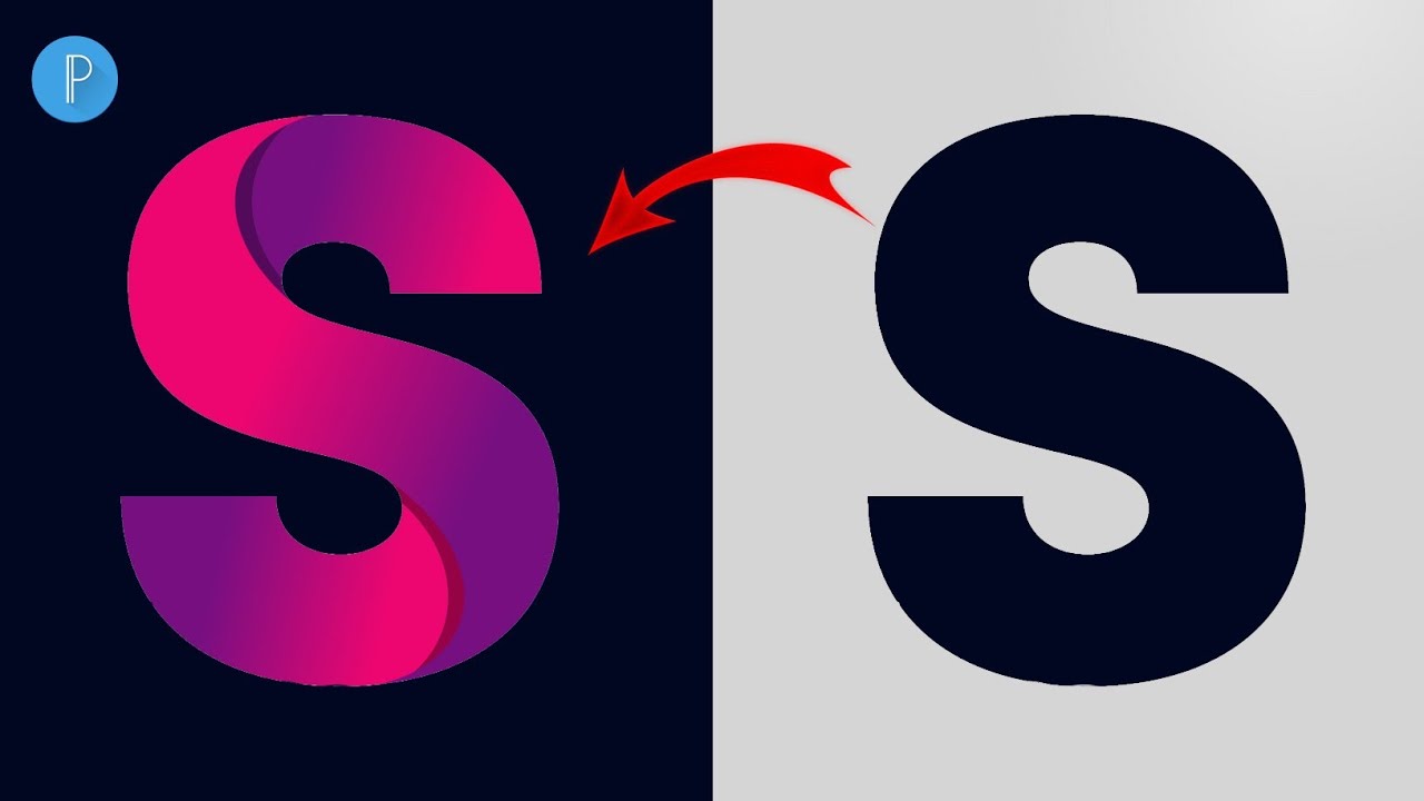 Pixellab Tutorial  - Modern Logo Design Tutorial on Pixellab Android