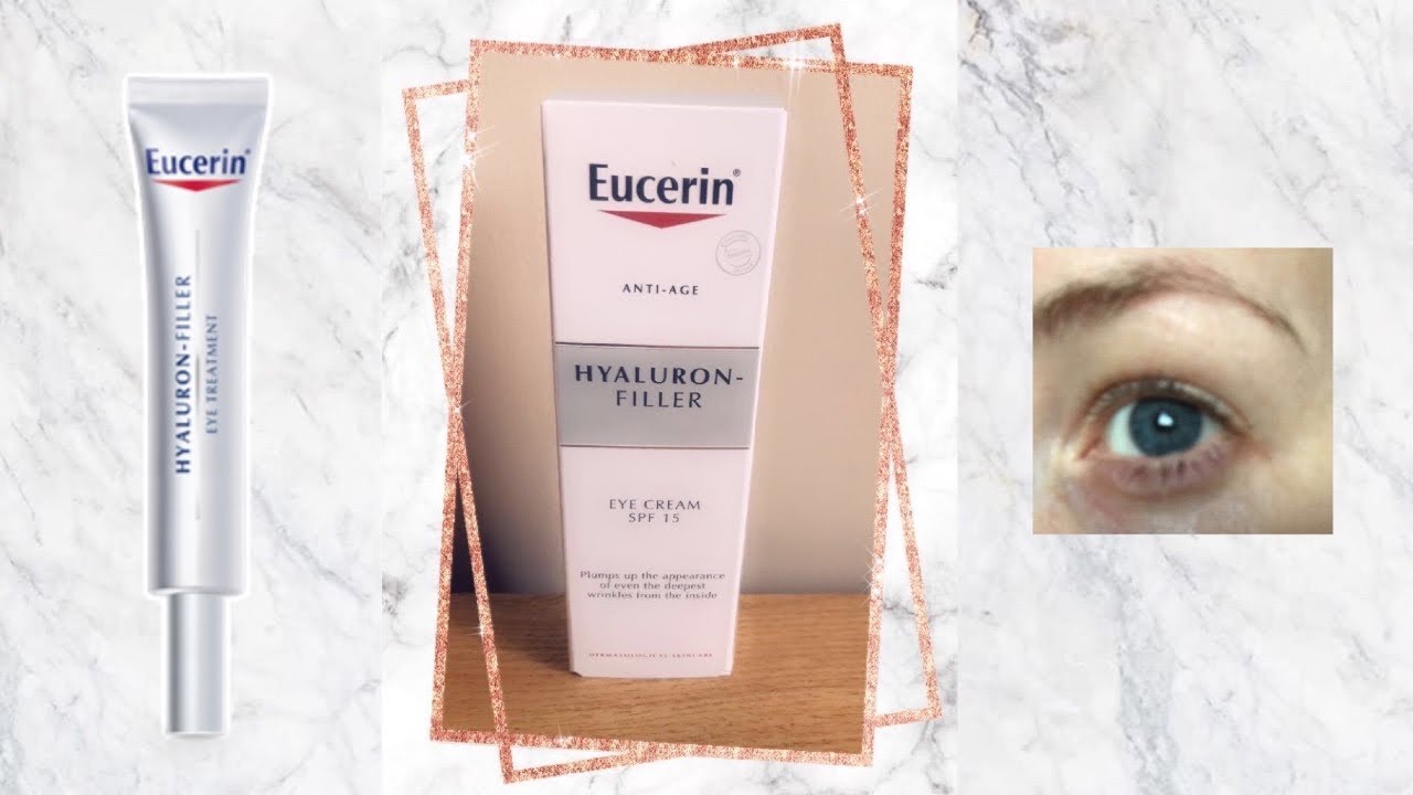 Eucerin Hyaluron Filler Eye Cream SPF15 Unboxing and Review ( Plus End Results After a Month )