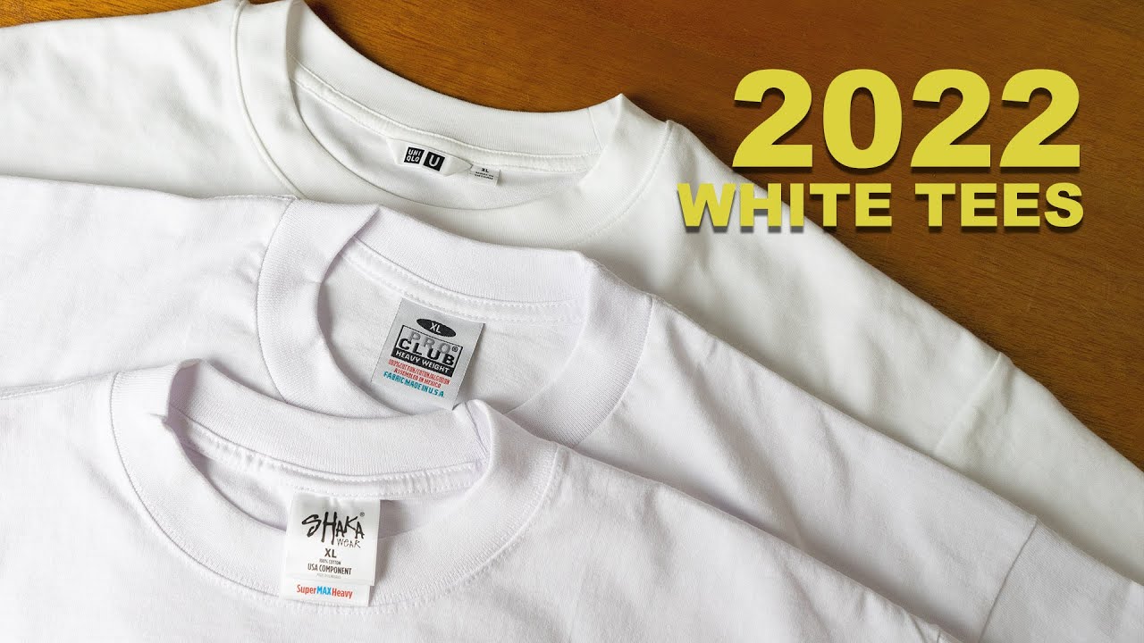 2022 年我會穿的街頭素T (Shaka Wear vs Pro Club vs Uniqlo U Airism)  - Streetwear Plain Tees