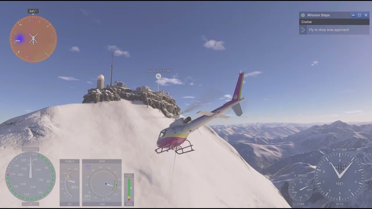 Microsoft Flight Simulator PS5 Helicopter Hook Endorsement Bug