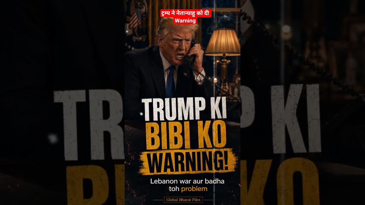 Israel&ndash;Lebanon Crisis: Trump ने Netanyahu को रोक दिया? #Shorts #Trump #israel #iranisraelwar #news