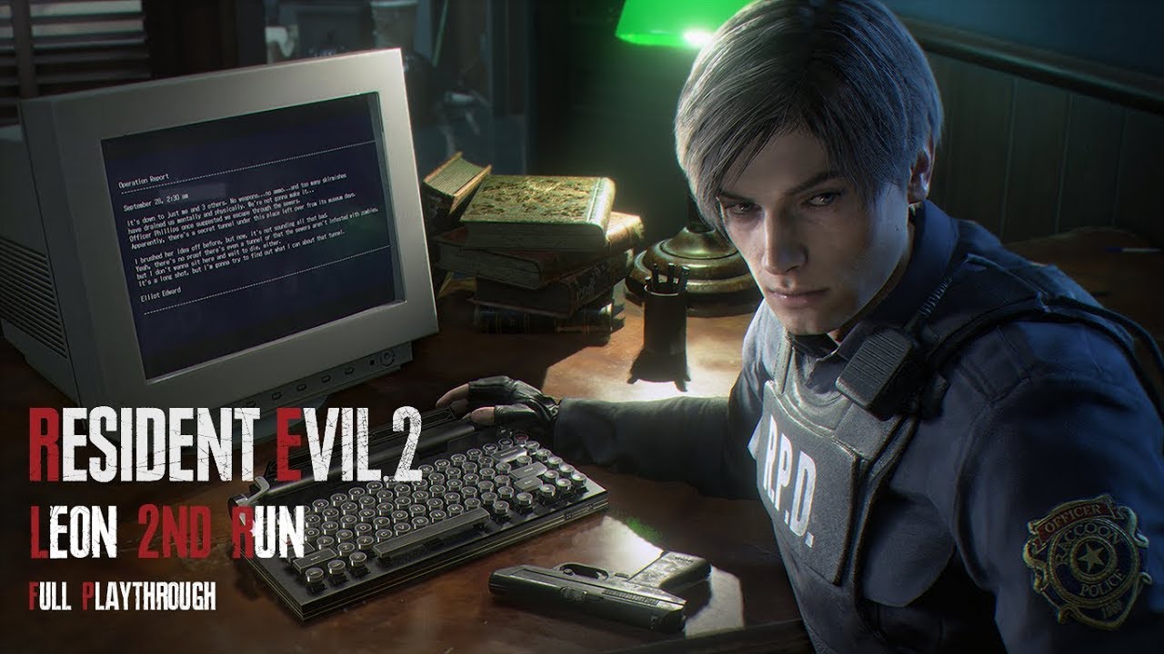 Resident Evil 2 Remake: Leon 2nd run Full Game No Commentary