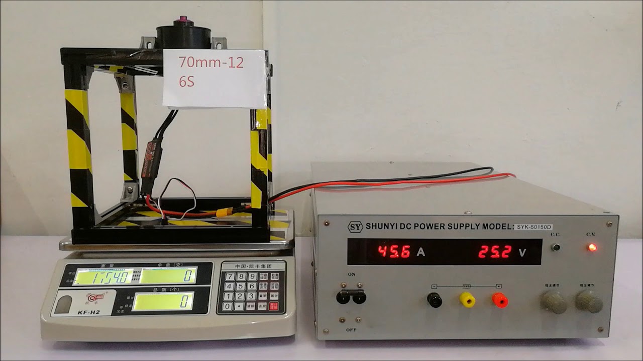 Powerfun 70mm 12 Blade 2300Kv EDF For 6S