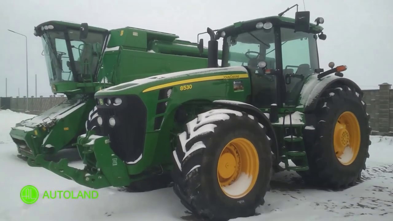 Как заводится трактор John Deere 8530 в мороз