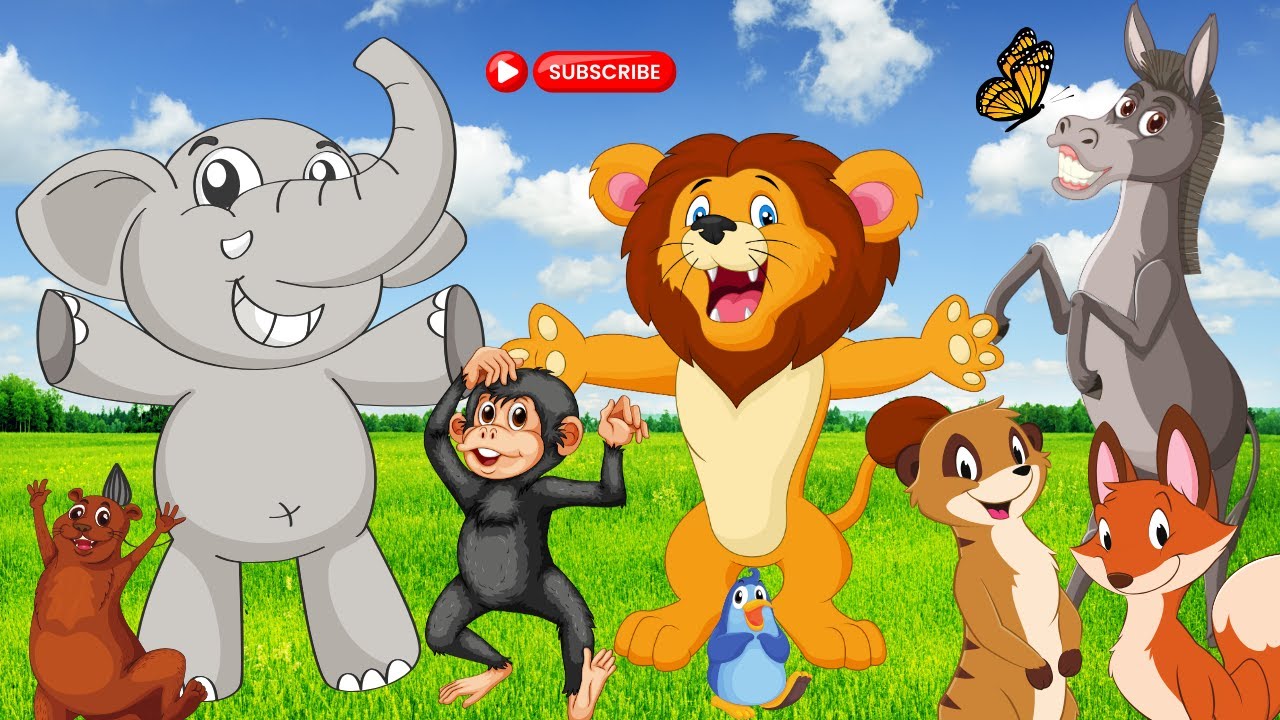 ANIMALI DELLO ZOO -  Nomi e Suoni VERSI REALI