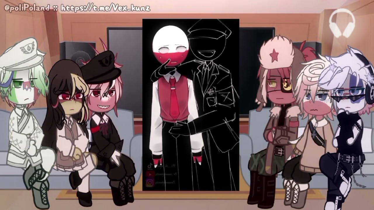 Countryhumans, страны. Мини реакция стран.
