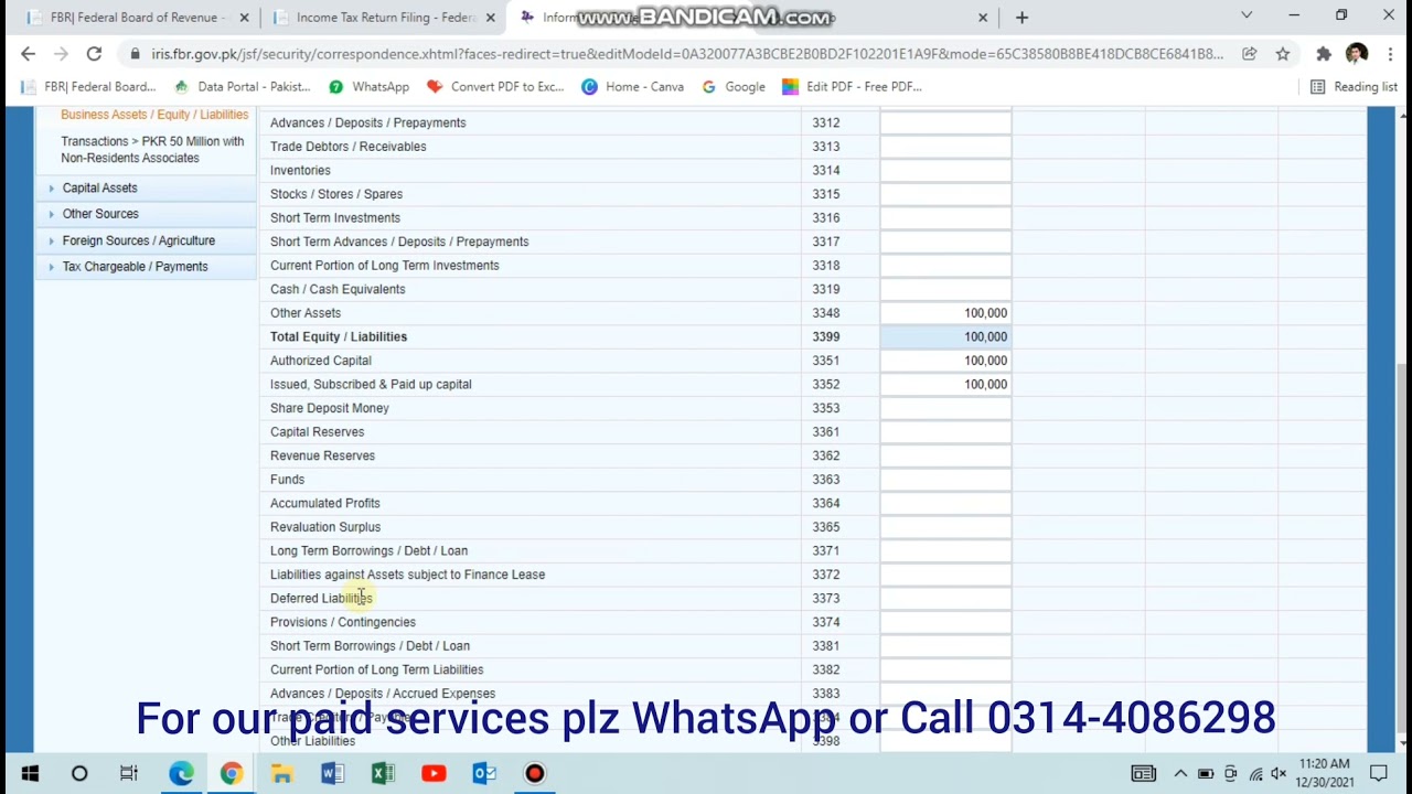 company income tax return /no business activity