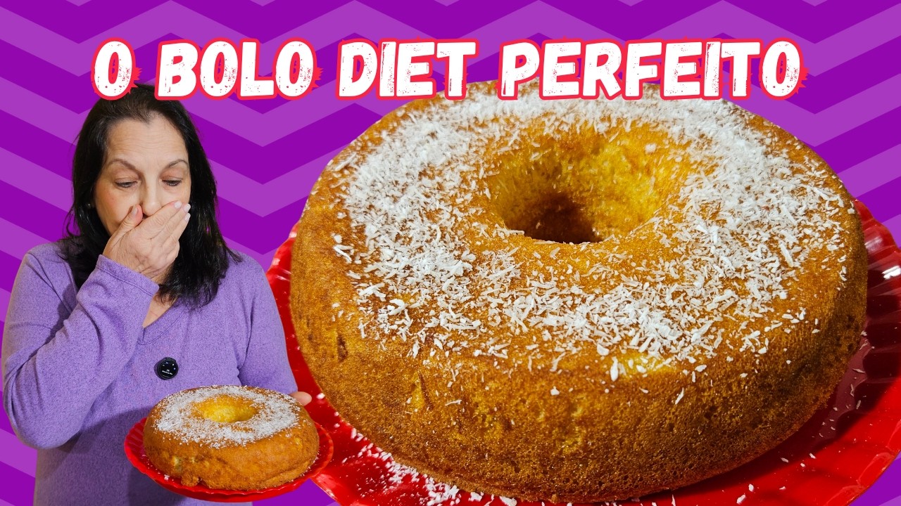 VOC&Ecirc; VAI QUERER FAZER ESSE BOLO DIET E LOW CARB TODO DIA