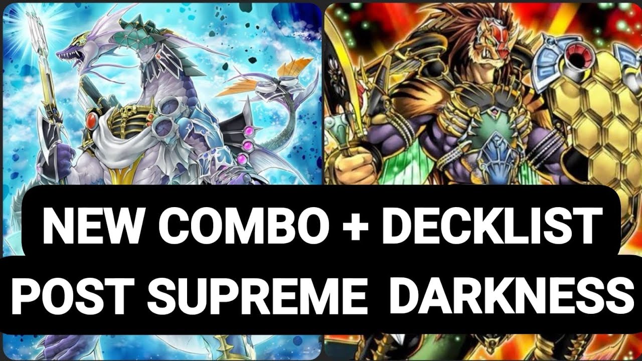 NEW COMBO + DECKLIST GLADIATOR BEAST POST SUPREME DARKNESS SUPPORT