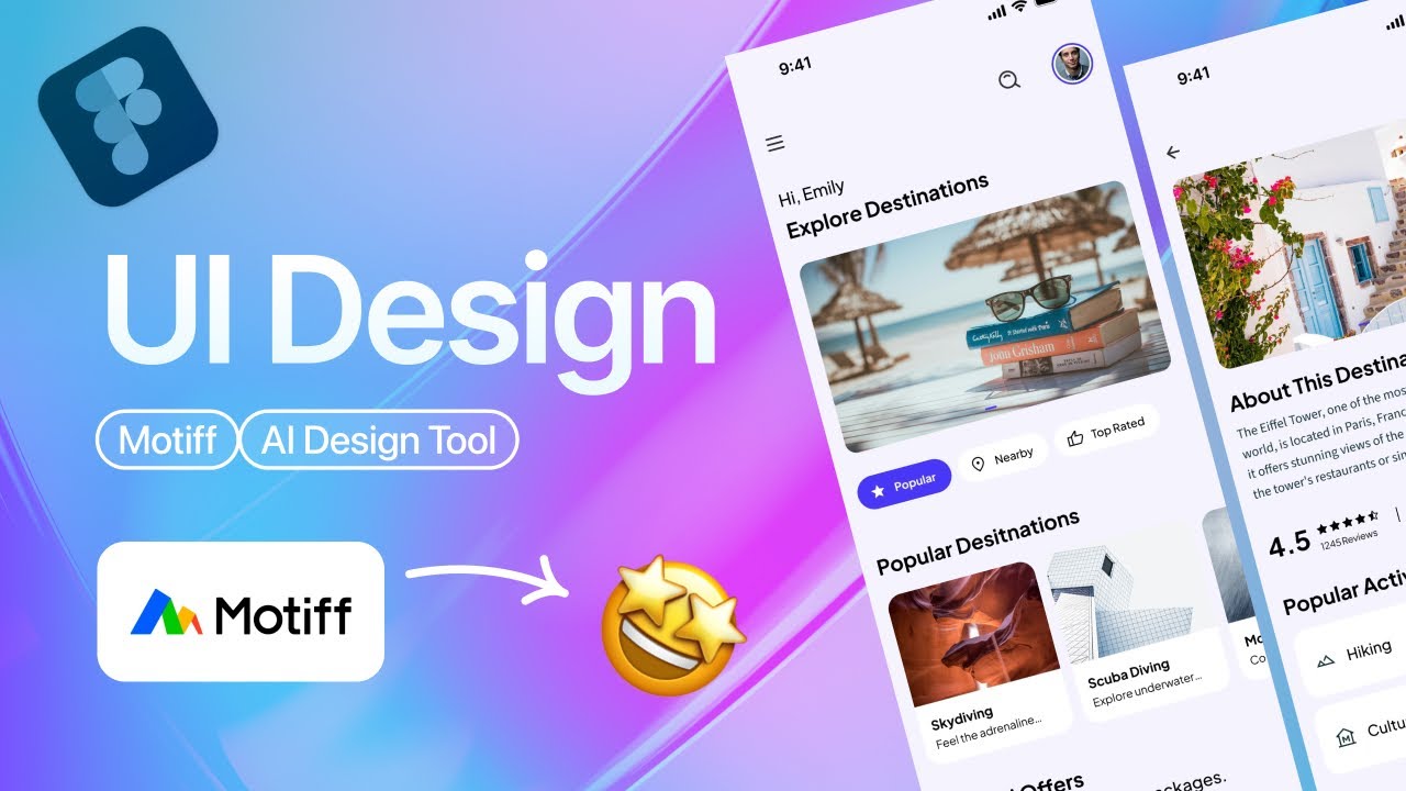 UI Design using Motiff AI Design Tool - Not Figma 🫣🔥