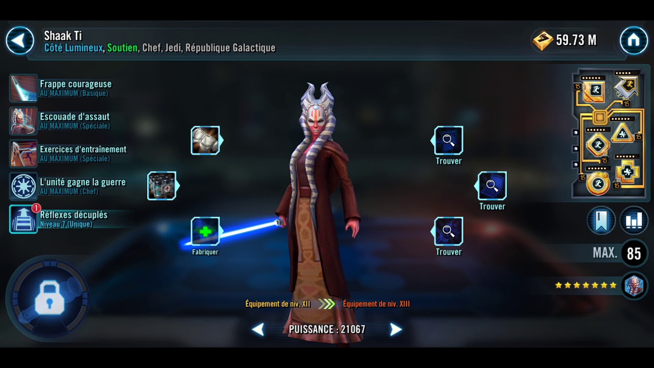 SWGoH - Phase 2 (GR) of General Skywalker event - only GK G13
