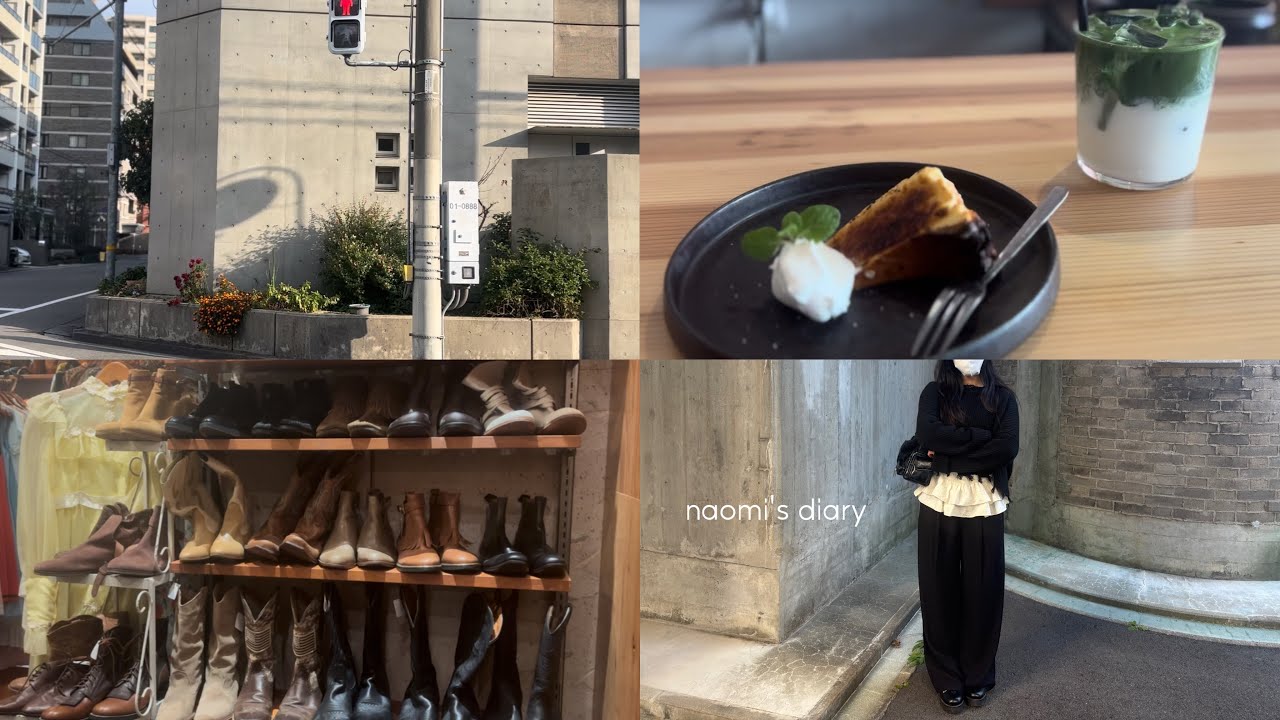 thrifting, cooking, and matcha in japan 