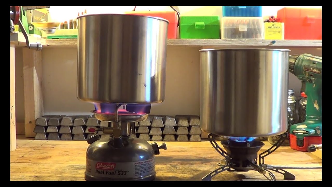 Primus Himalaya Omni Fuel VS Coleman 533 multi fuel - Boil test -