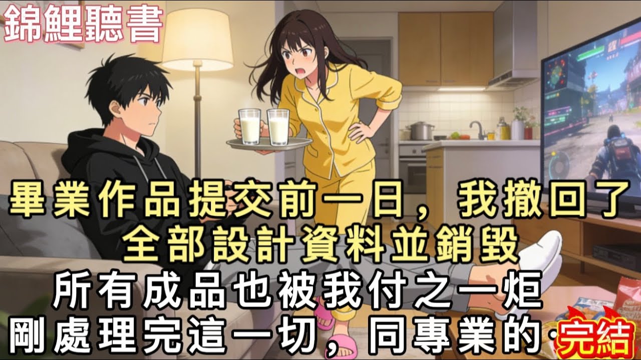 畢業作品提交前一日，我撤回了全部設計資料並銷毀，所有成品也被我付之一炬。剛處理完這一切，同專業的校花立刻跪倒在地，哀求我不要如此任性。但我態度堅決，執意辦理了休學手續。