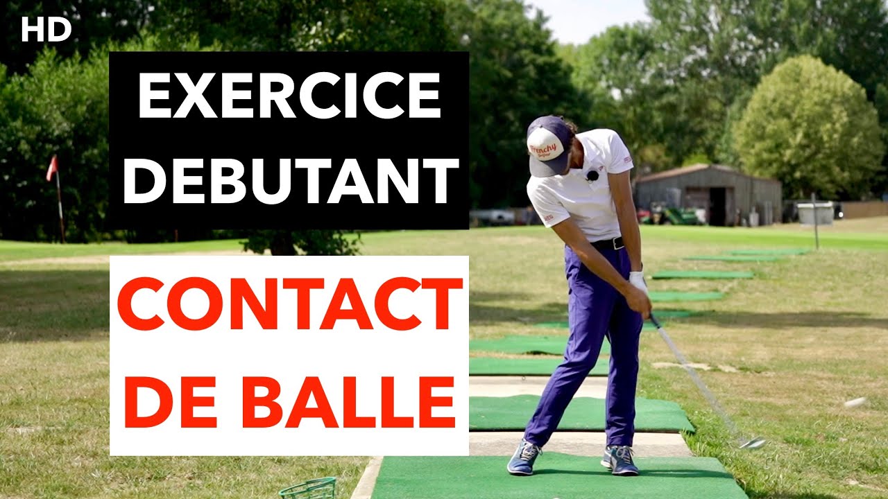 UN EXERCICE SIMPLE POUR LE CONTACT DE BALLE SPECIAL D&Eacute;BUTANT cours de golf par David Bobrowski