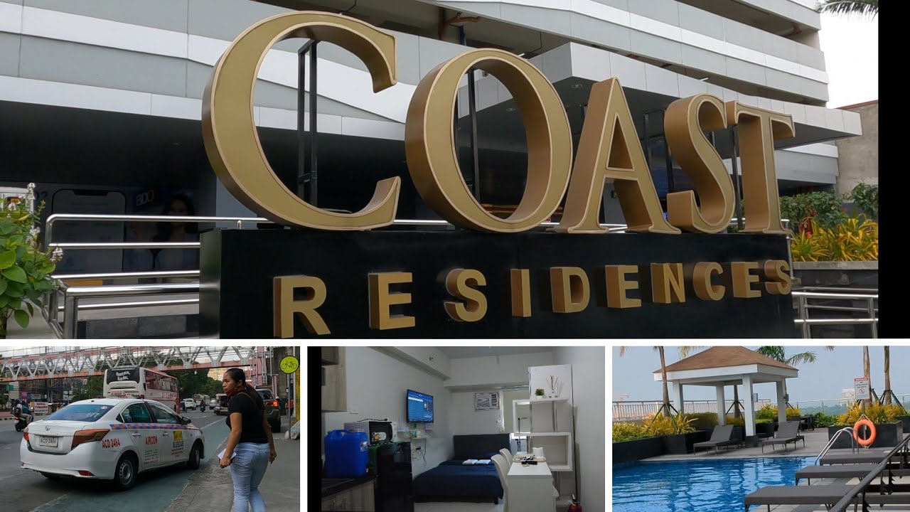 TAXI RIDE to Airbnb Coast Residences in Roxas Boulevard Manila 🇵🇭