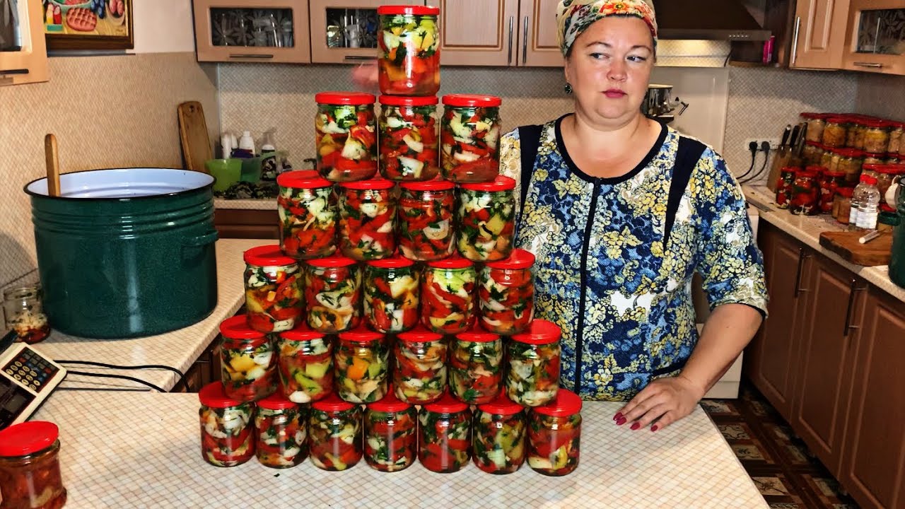 ЗИМНИЙ🌞ЛЕТНИЙ САЛАТ🥗ТЫСЯЧИ🫙БАНОК! ХРУСТЯЩИЕ🍅ОВОЩИ!