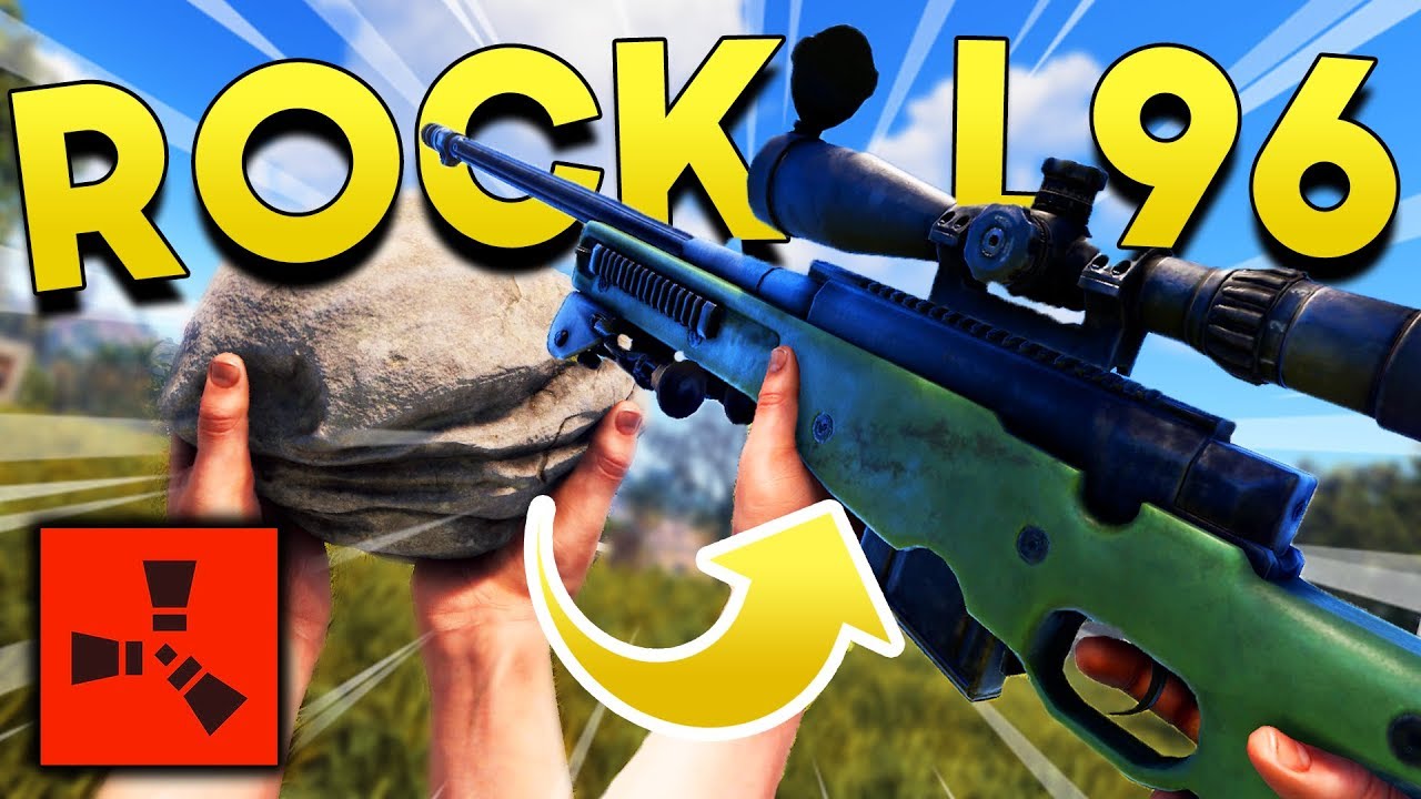 ROCK TO L96 IN 5 MINUTES! - Rust SOLO Gameplay