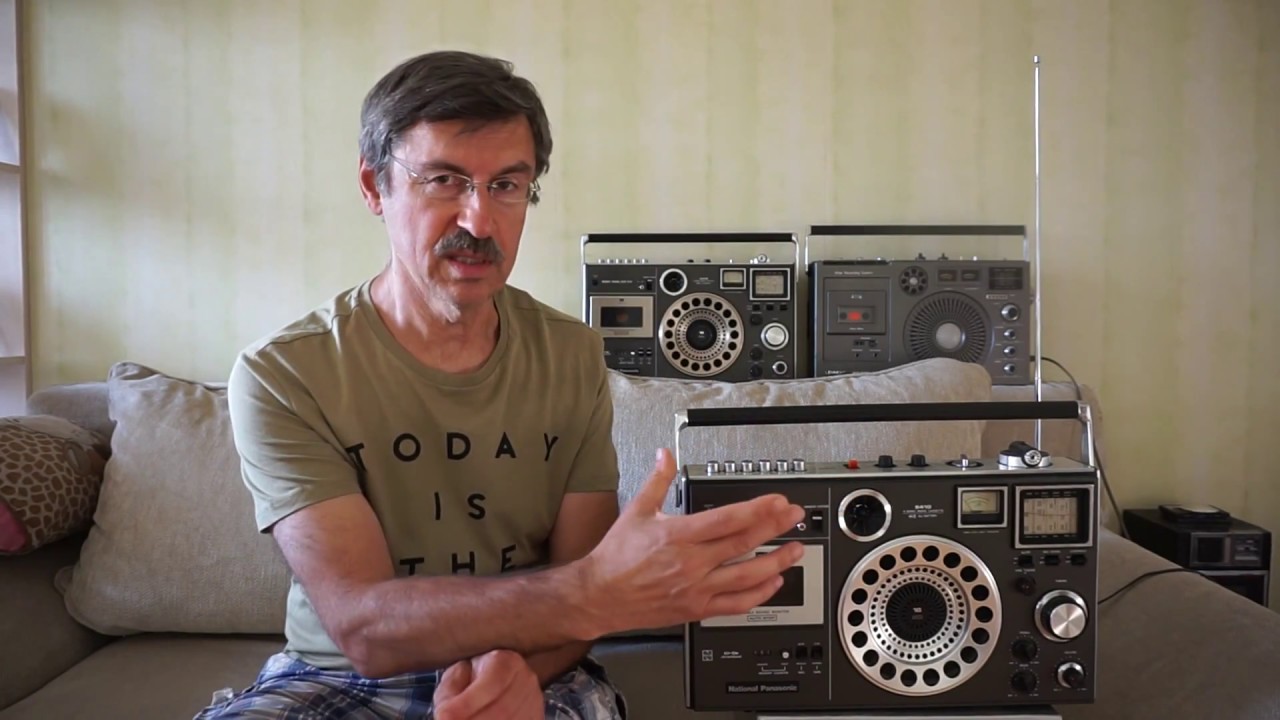 National Panasonic R 5410B, RF 5410B и Lehnnert Studio 5000. Классика моно магнитол.