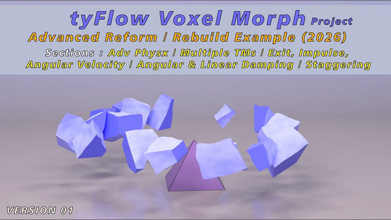 The tyFlow Morph Project - Advanced Reforming Tutorial