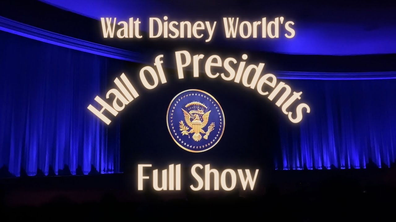 Disney World Magic Kingdom's Hall Of Presidents Full Show | US Presidents Animatronics & History