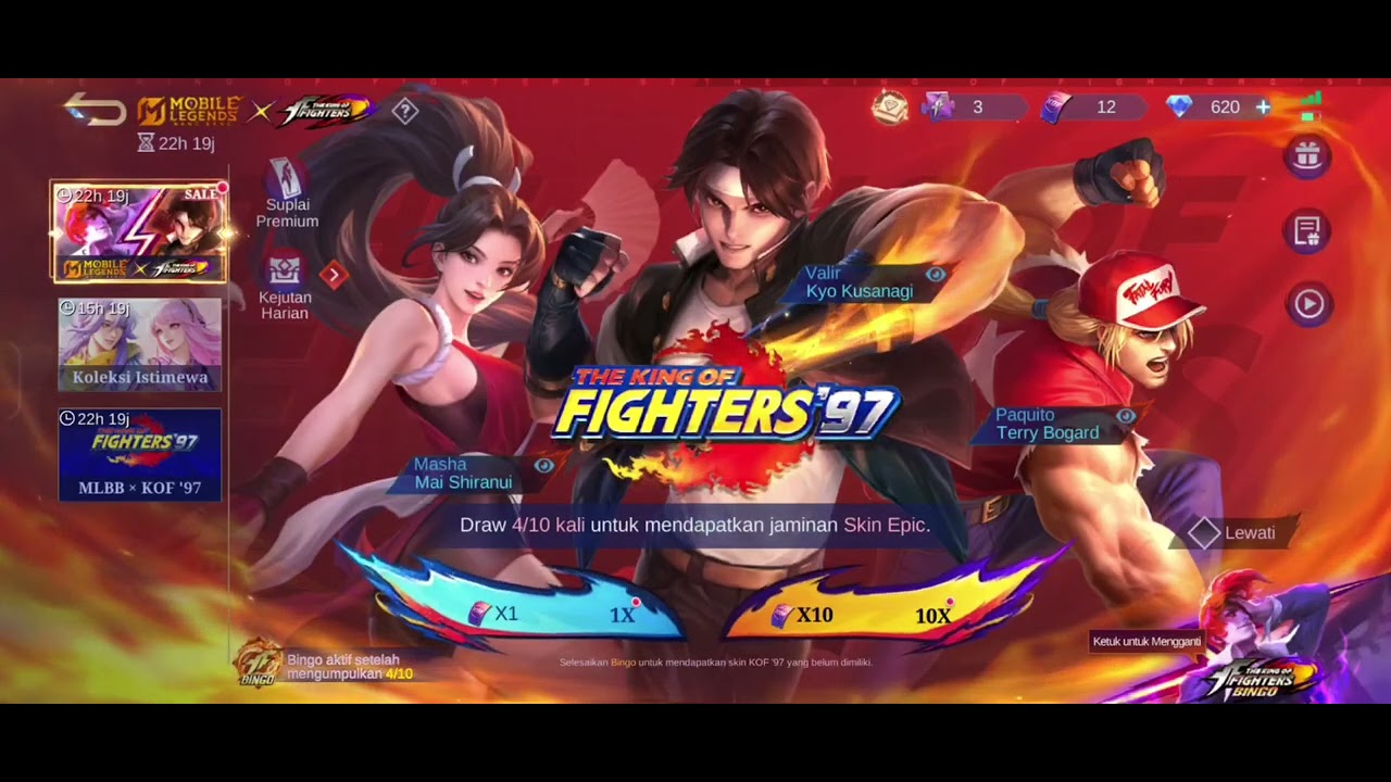 Gacha Brutal MLBB X KOF