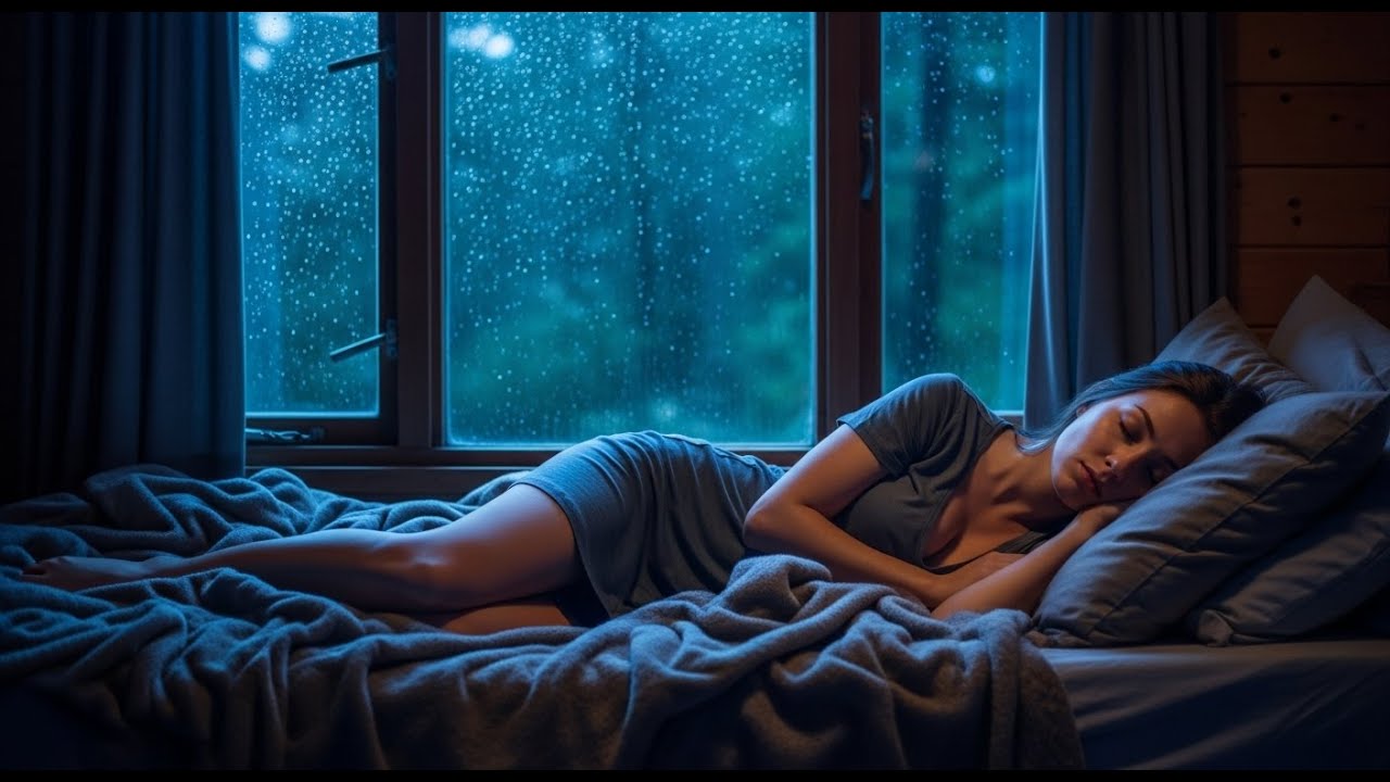 Sleep NOW! 😴 Soothing Rain Sounds for Deep, Stress-Free Zzz's ✨