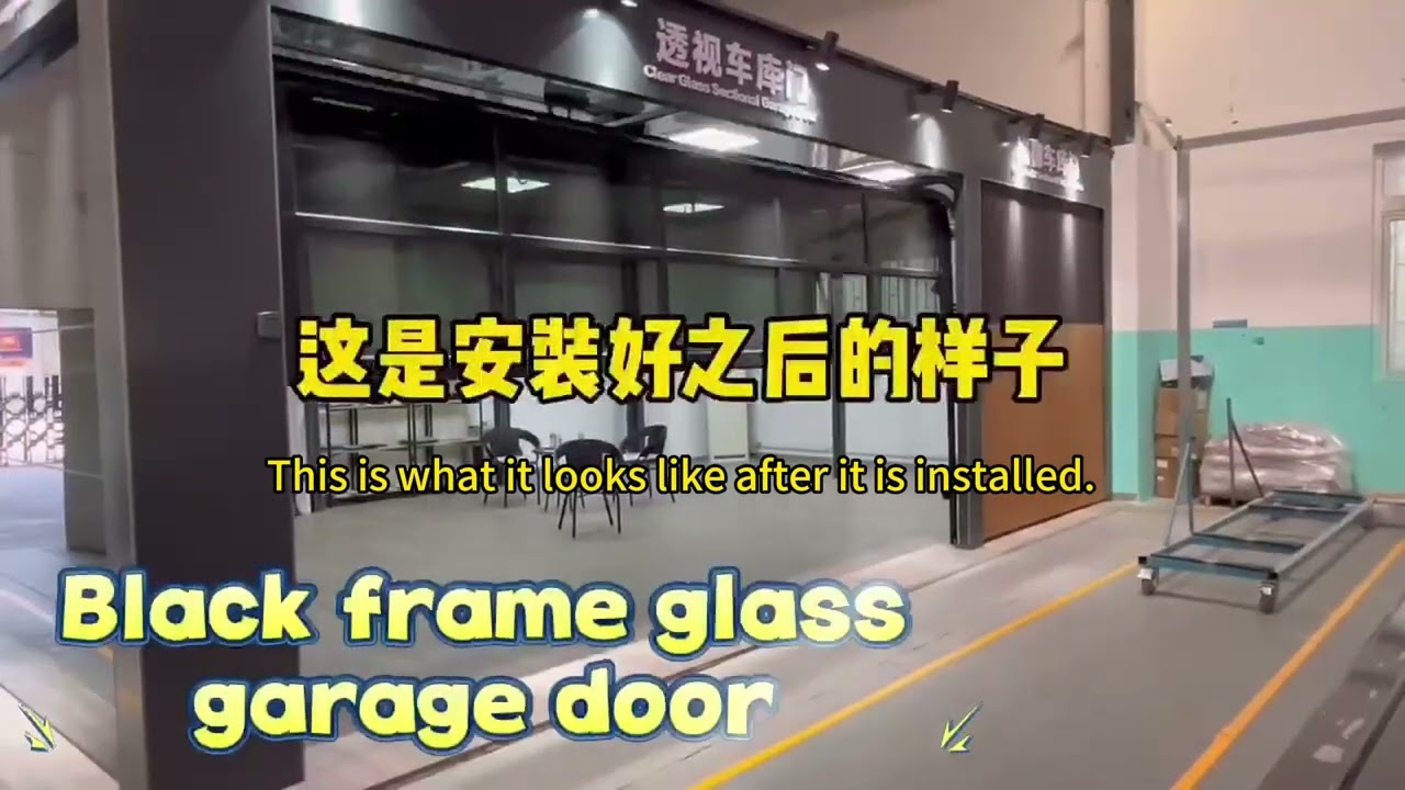 Garage Makeover Idea: How Black Glass Garage Doors Elevate Your Home’s Exterior Instantly
