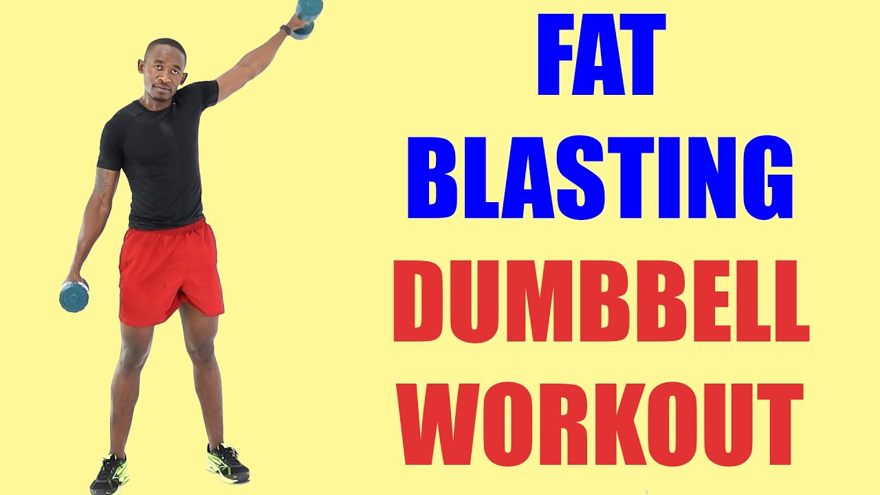 20 Minute Fat Blasting Dumbbell Workout for Beginners 🔥 200 Calories 🔥